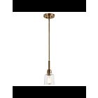 Kichler 52399WBR 1-Light Weathered Brass 75W Mini Pendant