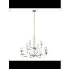 Kichler 52412PN 12-Lights Polished Nickel 60W 2-Tier Chandelier