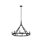 Kichler Emmala 52421BK 10-Lights 600W Black Chandelier