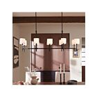 Kichler 52503BK 10-Lights Black 400W Rod Chandelier