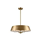 Kichler 52543PN 4-Lights Polished Nickel 240W Semi Flush Mount