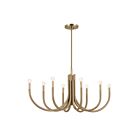 Kichler 52553CPZ 8-Lights Champagne Bronze 480W Chandelier