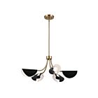 Kichler 52558CPZBK 5-Lights Champagne Bronze and Black 300W Chandelier