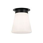Kichler 52585BK Black 75W Flush Mount