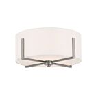 Kichler 52593CLP 2-Lights Classic Pewter 120W Flush Mount