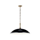 Kichler Delarosa 52637BK 1-Light Black 75W Chain Pendant