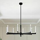 Kichler 52668BK Sycara 39.9W Black Chandelier