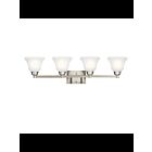 Kichler 5391NIL18 4-Lights Brushed Nickel 10W LED Vanity Light