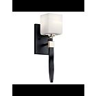 Kichler 55000BK 1-Light Black 75W Wall Sconce