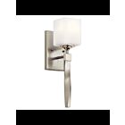 Kichler 55000NI 1-Light Brushed Nickel 75W Wall Sconce