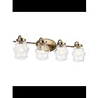 Kichler 55040CLZ 4-Lights Classic Bronze 75W Vanity Light