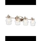 Kichler 55040PN 4-Lights Polished Nickel 75W Vanity Light