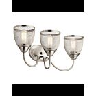 Kichler 55043NI 3-Lights Brushed Nickel 75W Vanity Light