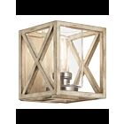 Kichler 55063DAW 1-Light Distressed Antique White 75W Vanity Light