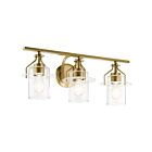 Kichler 55079NBR 3-Lights Brushed Brass Wall Sconce 