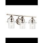Kichler 55079PN 3-Lights Polished Nickel 75W Vanity Light