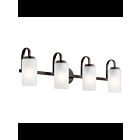 Kichler 55088OZ 4-Lights Olde Bronze 75W Vanity Light