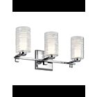 Kichler 55097CH 3-Lights Chrome 50W Vanity Light