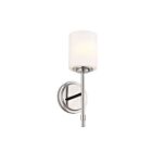 Kichler 55140PN 1-Light Polished Nickel 75W Wall Sconce