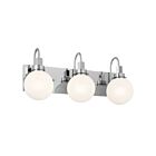 Kichler 55151CH 3-Lights Chrome 180W Vanity Light