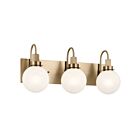 Kichler 55151CPZ 3-Lights Champagne Bronze 180W Vanity Light