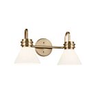 Kichler 55154CPZ 2-Lights Champagne Bronze 120W Vanity Light