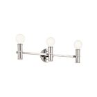 Kichler 55157PN 3-Lights Polished Nickel 180W Vanity Light