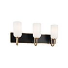 Kichler 55163CPZ 3-Lights Champagne Bronze 180W Vanity Light