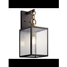 Kichler 59007WZC 1-Light Weathered Zinc 150W Outdoor Wall Light