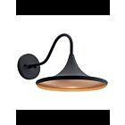 Kichler 59029BKTLED 1-Light Textured Black 9W LED Outdoor Wall Light