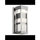 Kichler 59035BALED 1-Light Brushed Aluminum 9W LED Outdoor Wall Light