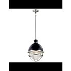Kichler 59053BK 1-Light Black 150W Outdoor Pendant
