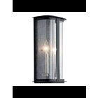 Kichler 59091DBK 2-Lights Distressed Black 60W Outdoor Wall Light
