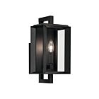 Kichler Kroft 59131BKT 1-Light Textured Black 60W Outdoor Wall Light