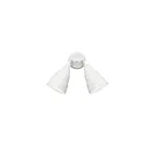Kichler 6052WH 2-Lights White 150W Outdoor Wall Light