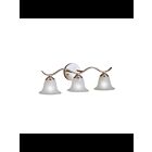 Kichler 6323NI 3-Lights Brushed Nickel 100W Vanity Light