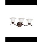 Kichler 6323TZ 3-Lights Tannery Bronze 100W Vanity Light