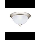 Kichler 8065NI 3-Lights Brushed Nickel 60W Flush Mount Ceiling Light