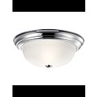 Kichler 8112CH 2-Lights Chrome 60W Flush Mount Ceiling Light