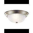 Kichler 8112NI 2-Lights Brushed Nickel 60W Flush Mount Ceiling Light