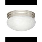 Kichler 8206NI 1-Light Brushed Nickel 60W Flush Mount Ceiling Light