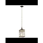 Kichler 82293 1-Light Distressed Antique White 60W Mini Pendant