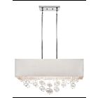 Kichler 83248 6-Lights Chrome 40W Drum Pendant