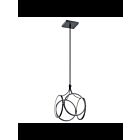 Kichler 83346MBK 1-Light Matte Black 54W LED Foyer Pendant