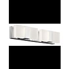 Kichler 83849 4-Lights Chrome LED Linear Vanity Light