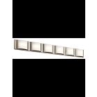 Kichler 83887 6-Lights Brushed Nickel LED Linear Vanity Light
