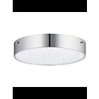 Kichler 84049 1-Light Chrome LED Flush Mount Ceiling Light