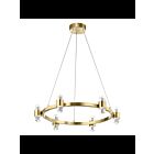 Kichler 84066CG 12-Lights Champagne Gold 34.5W LED Round Chandelier