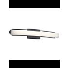 Kichler 84129 1-Light Matte Black LED Linear Vanity Light