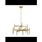 Kichler 84178 Champagne Gold LED 1-Tier Chandelier